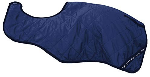 LOVEHORSES Wellness Technology - Bio-Keramik Bio Back Rückenwärmer/Ausreitdecke - Standard 100 by Oeko-TEX® Zertifiziert - Made in Italy - SMALL/Pony cm. 125, Blue Navy