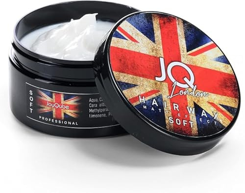 JoyQube Cire capillaire professionnelle pour hommes Tenue douce Effet mat Cire capillaire parfumée pour une coiffure parfaite Sans graisse Formes et soins pour une beauté naturelle 100ml