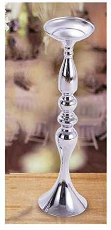 HAIBI kerzenLeuchter，Splitter Kerzenhalter Metall Kerzenstick Blume Vase Tisch Herzstück Event Blume Rack Straße Führen Hochzeit Halloween Weihnachten Dekor 50cm Kerzenständer