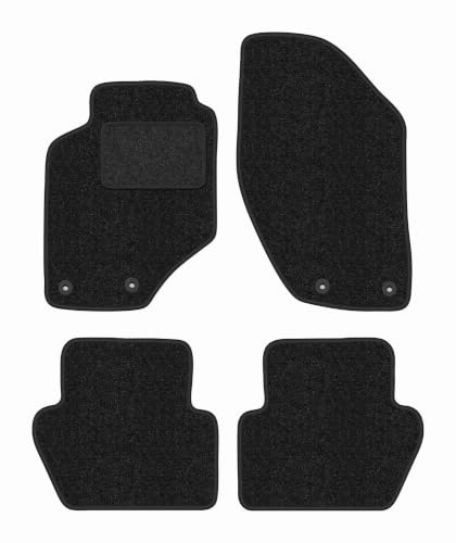 Alfombrillas de Terciopelo Wielganizator Anthra para Volvo S70 I Sedán (1996 – 2000), 4 Piezas
