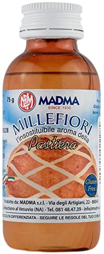 Madma - Aroma Naturale Millefiori (75g) | Ideale per Pastiera Napoletana | Ideale per Torte, Dolci, Creme e Biscotti