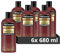 TRESemmé Keratin Smooth Shampoo hair care product with hydrolysed keratin for 72h frizz control, smoothness & shine 6x 680 ml
