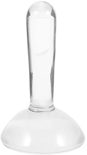 Gatuida Muller de Vidrio para Hacer Pintura: Muller de Vidrio para Pintura, Pigmento Mineral de Fondo Plano, Aparato de Arte con mortero de molienda para Pintura al óleo de Acuarela