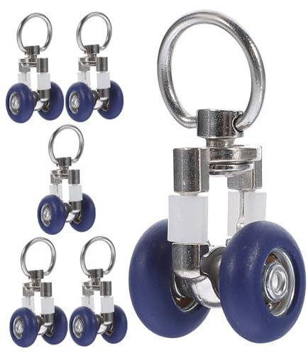 RORPOIR 12pezzi Pulegge Silenziose per Tende Accessori per Guide Tende per Tendaggi Docce