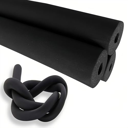 Kautschuk Schlauch | Rohrisolierung | Kautschuk Rohrisolierung | Schwarz Rohrschale | 7-30 mm Wandstärke | Witterungsbeständig, HiTemp & Solar Temp | Flexibler | Wasserdicht(20mmx28mmx1.9m)