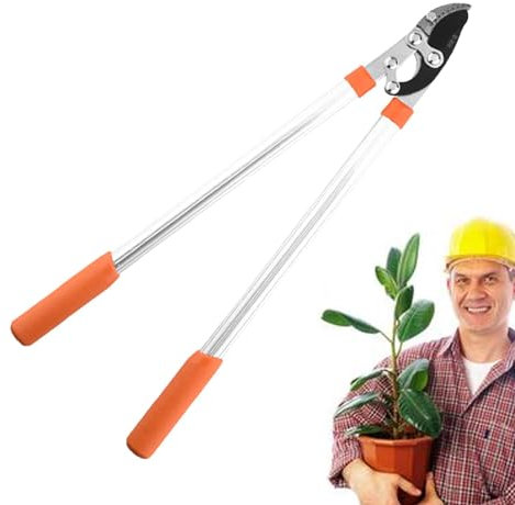 Tagliarami con manico lungo, forbici robuste da giardino, cesoie da giardino, cesoie da giardino, forbici antiscivolo per piante da vino e roseto