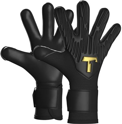 T1TAN Torwarthandschuhe Kinder Rebel Junior, Fingerschutz Gr. 4-6, Tormannhandschuhe Jungen, Torhüterhandschuhe Mädchen, Torwart Handschuhe 6-11 Jahre