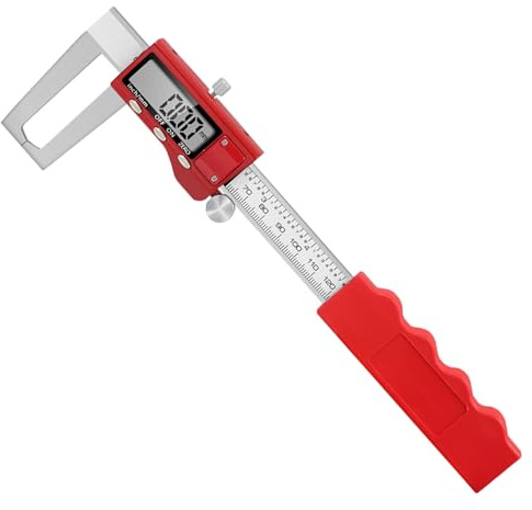 Calibre Digital, Pie de Rey Digital 150mm Calibrador Digital Electrónico de Precisión Pantalla LCD Paquimetro Profesional de Acero Inoxidable para Mediciones Externas Internas Diámetros Profundidad