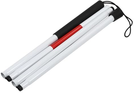 Fällbar käpp, vikbar gångpinne, styrkäpp, reflekterande ultralätt