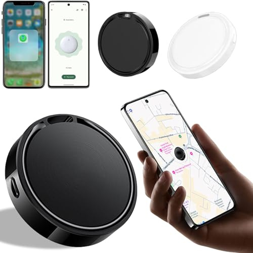 Localizador GPS para Coche con Android y Apple, GPS Coche Localizador sin Suscripción, Localizadors Coches con Seguimiento en Tiempo Real para Coches, Niños, Mascotas y Objetos (Negro * 1)