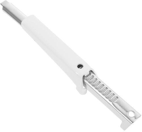 RUNROTOO Ouvre-bocal Réglable en Acier Inoxydable Compact et Portable pour Mains Faibles, pour Personnes Âgées, Outil Multifonction Cuisine Blanc