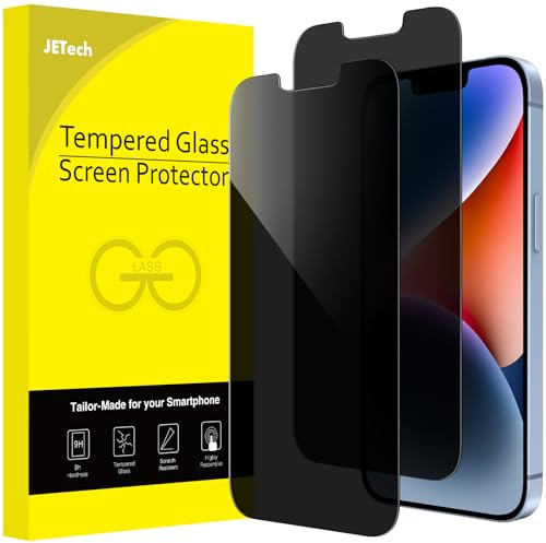 JETech Privacy Pellicola Protettiva per iPhone 14 Plus 6,7 Pollici, Antispy in Vetro Temperato Film, Pacco da 2