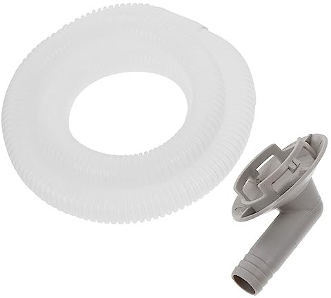 DOITOOL Ablaufschlauch Adapter Satz für Klimaanlage Fenster 40mm Ellenbogen Fitting mit 1m Transparentem Vinylschlauch Gummiring Dichtung Ersatzteil für Split und Fenster Klimaanlagen