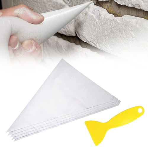 Sacca per Giunture,Erogatore per Cemento,Sacchi per Cemento, Sacchi per Cemento,Sacchetto per Malta,Sacco di Malta,Sacchetto per Malta Impermeabili,5PCS