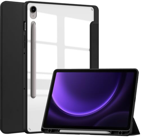 Acelive Funda Capa para Samsung Galaxy Tab S9 FE 10.9 Pulgadas/S9 11 Pulgadas Tablet 2023 SM-X510/SM-X516 con Soporte de Pen