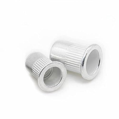 20/50Pcs M3 M4 M5 M6 M8 M10 M12 in Lega di Alluminio Rivnut Testa Piatta Inserto Filettato Rivetto Nutsert cap Rivet Dado (Color : 50pcs, Size : M10)