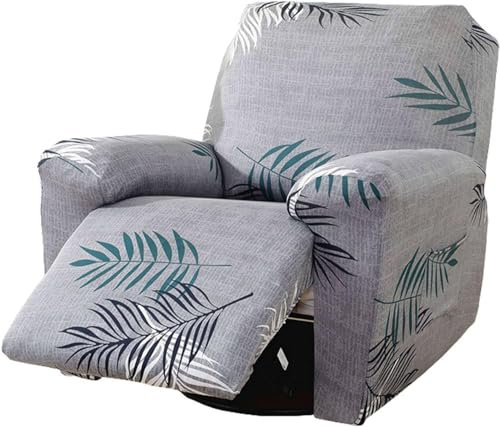 Yekuhe Sesselschoner für Relaxsessel 4-Teilig Alleine Waschen mit Seitentasche, Sofa/Couch Überzug Bezug Separat Gereinigt Stretch Husse Relaxsessel Sesselbezug(Color:H)