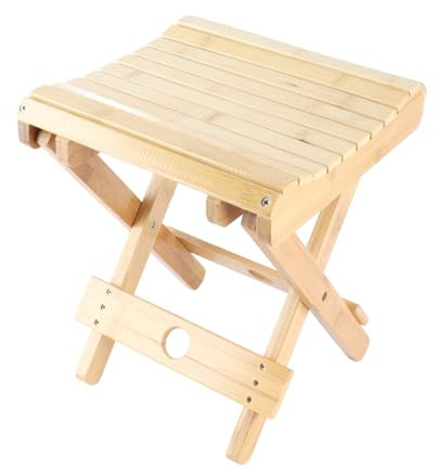 Leapiture Klapphocker, tragender Sitz, Dusche, Fußstütze, Hocker, Badezimmer, Rasierstuhl, Outdoor, Campingsitz, Leichter Klapphocker, Klapphocker für Massagesalon