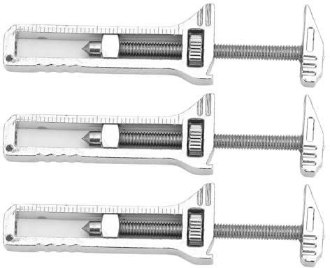 3PCS Mini Multitool Wrench, Adjustable Wrench, Multifunctional Bottle Opener, for Backpacking Camping Hiking, Zinc, Aluminum