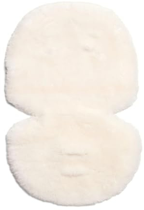 Mamas & Papas Baby Luxus Schaffell Liner für Kinderwagen, Buggy, Kinderwagen - Glacier White