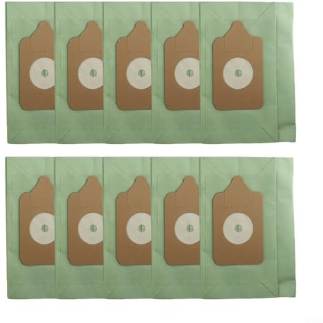 Kit di accessori per spazzatrice, set di sacchetti per aspirapolvere, 10 sacchetti per la polvere per aspirapolvere Numatic/Henry, detriti di polvere raccolti