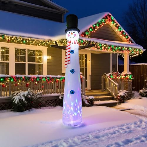 Aufgeblasener Schneemann