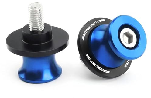 HZBHD Falling Protection Motorcycle Swingarm Spools Sliders Stand Screws For SUZUKI GSXS 750 950 1000 GT 1000GT GSX-S CNC Accessories M8 Frame Sliders Protector(BLUE)