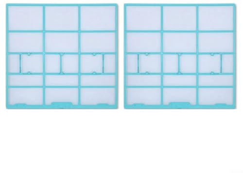 Filtre de climatisation pour unité intérieure Split Climatiseur Couvercle de filtre Accessoires de purification de l'air 2 pièces (29,7 x 28)