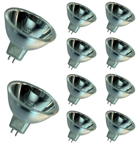10 Pack – Replacement for GE EKE 35200 BC1477 – EKE MR16 GX5.3 150W 21V Halogen Projector Lamp Bulb (10 Pack)