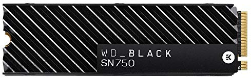 WD_BLACK SN750 NVMe de 500 GB: unidad de estado sólido interna de alto rendimiento con disipador térmico para computadoras de juegos