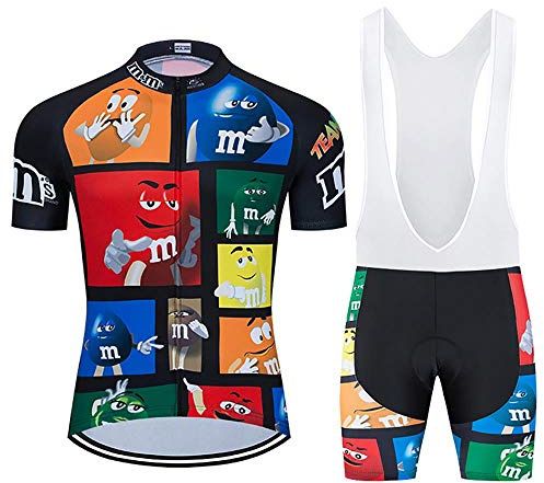 Moxilyn Radtrikot Set Herren Kleidung Radfahren Outfit Radtrikot Herren Kurzarm MTB Jersey + 9D Gel Hosen Herren Sommer Radfahren Kleidung Atmungsaktiv Schnell trocknend