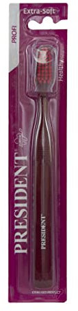 President SPAZZOLINO ANTIBATTERICO PROFI. Pulizia Profonda e massima efficacia in tutti i punti dell’arcata dentale. Setole MORBIDE per un’azione delicata su denti e gengive