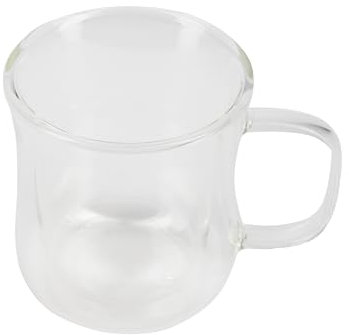 BERGNER COFFEE & TEA LOVERS - Bicchiere a doppia parete 230ML in vetro borosilicato - Robusto ed elegante - Ottimale per bevande calde e fredde - Lavabile a mano