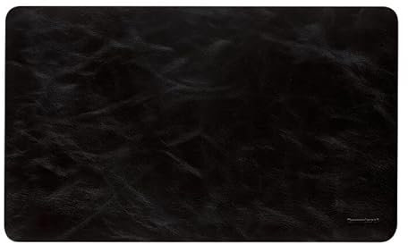 dbramante1928 Desk Mat, Leder-Schreibtischunterlage, small, schwarz
