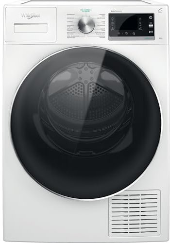Whirlpool - Secadora W6 D94WR SPT Bomba de Calor, Libre Instalación, 9 kg, Blanco