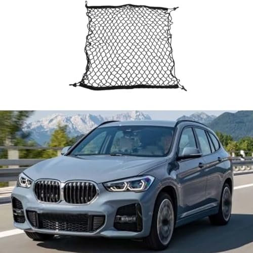EASHAN Red Maletero de Coche para BMW X1 F48 2016-2022, Resistentes Elastica Red Fija Equipaje Red Carga Accesorios