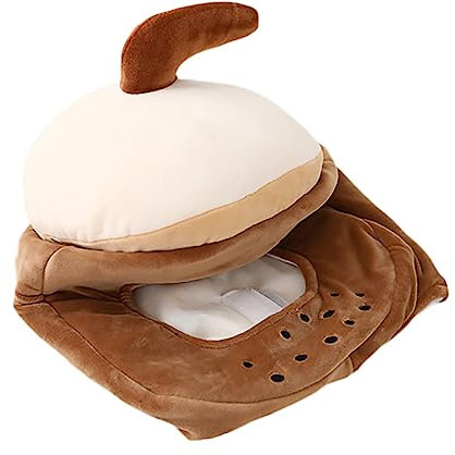 VICASKY Funny Milky Tea Kopfband Hut Cartoon-plüsch Cosplay Requisiten Für Partys Und Kostüme Lustige Kopfbedeckung Für Halloween Und Festlichkeiten