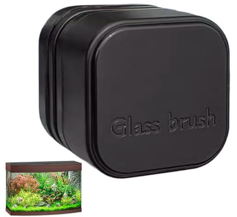 Magnetischer Glasreiniger für Aquarium – kleine magnetische Schwämme mit starkem Griff, streifenfreie Glasbürste zur Algenentfernung | Reinigungswerkzeug für Aquarium für Schildkröten