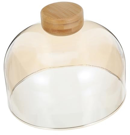 LIFKOME Elegant Wedding Dessert Table Display Glass Cake Stand Dome Covered Cake Plate Snack Holder for Outdoor Indoor Parties