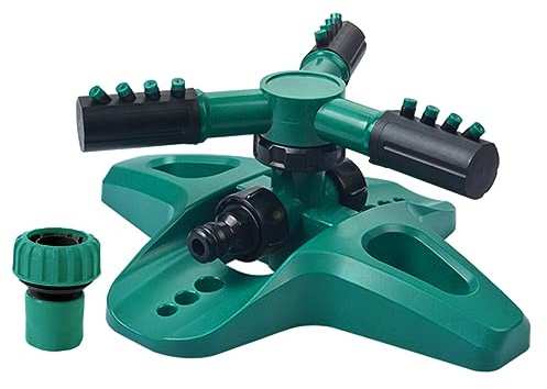 Toddmomy Rociador Automático De Jardín para Césped Aspersor Giratorio De Grados para Riego De Agua Herramienta De Riego para Jardín De Aspersor De