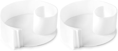 IBILI - Papel Antiadherente Precortado para Molde Redondo de 20 cms, Set de 12 bases + 12 laterales (Paquete de 2)