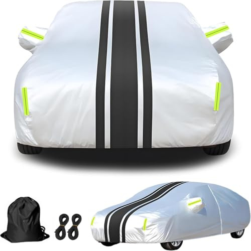 Housse Voiture Exterieur Respirante pour Mercedes C-Class Cabriolet (2016-2023), Bâche Voiture Extérieur Hiver, Anti-Gel, Anti-Neige,Anti-Pluie Et Anti-Rayures, Couleur : C