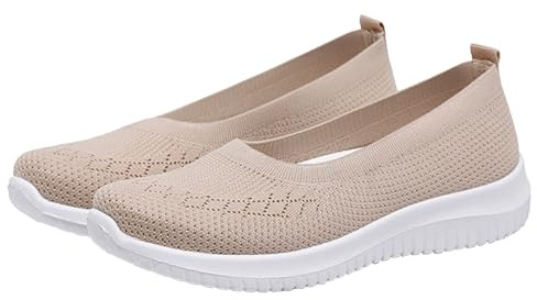 Générique Basket Femme Été À Enfiler, Basket Femme Marche Orthopédique, Chaussure Léger Et Décontracté, Chaussure Sport Respirantes, Sneaker Unisexe Toutes Saisons, Sneaker Durables Et Confortables