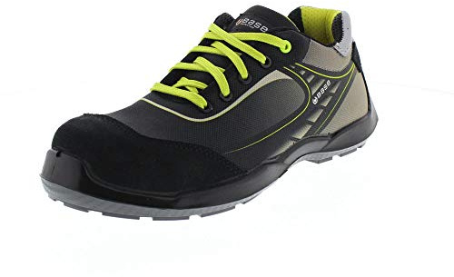 BASE Protection Bowling/Tennis S3 SRC Zapato de Seguridad, Talla: 42, Color: Negro/Amarillo, B0676BKY42