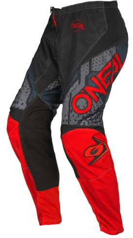 O'NEAL | Motocross-Hose | Kinder | MX Mountainbike | Passform für Maximale Bewegungsfreiheit, Leichtes, Atmungsaktives & langlebiges Design | Element Youth Pants Camo V.22 | Schwarz Rot | Größe 22