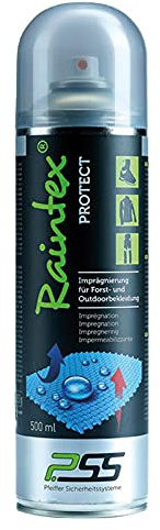 PSS Imprägnierspray Raintex Protect - Wasserabweisende Imprägnierung für Textil und Schuhe Outdoor - Wetterschutz für Textilien und Goretex