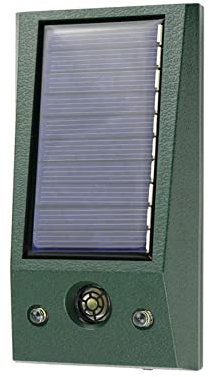 Ultrasonic Cat Repellent, Solar Cat Repellent for Garden, IP66 Waterproof Cat Scarer Pest Repeller with Motion Sensor, 2 Flashing Lights, for Cats, Dogs, Squirrel, Rat, Foxes