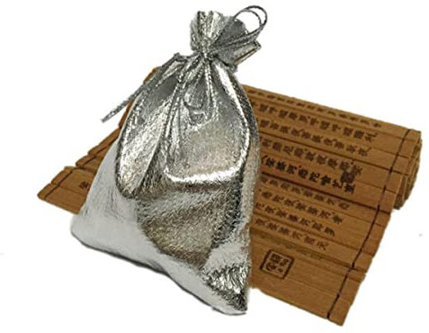 CTLH20 50 Teile/los Verstellbare Organzabeutel 5x7cm 7x9cm 9x12cm 10x15cm Kordelzug Schmuck Verpackung Süßigkeiten Hochzeitsgeschenke Beutel-Silber,7x9cm