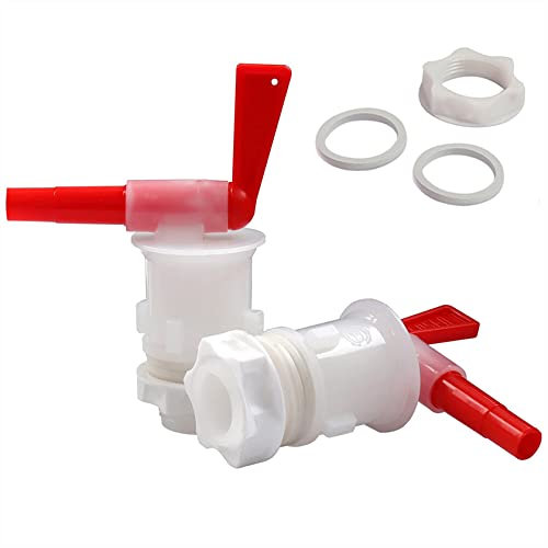 2 Stück Auslaufhahn Gärbehälter Abfülleimer Brauen Gäreimer Braueimer Zapfhahn für selbstgebraute DIY Homebrew Weinherstellung Bier