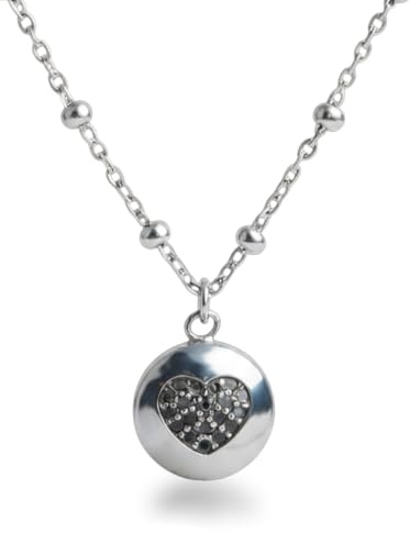 Schöner-SD Herzkette 925 Silber Kette mit Herz-Anhänger